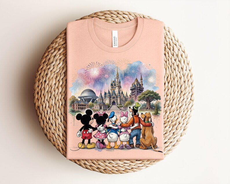 Mickey Mouse Minnie Mouse Shirt, Disney Vacation Family Squad Tee, Donald Duck Daisy Duck Tee, Goofy Pluto Magic Kingdom Shirt