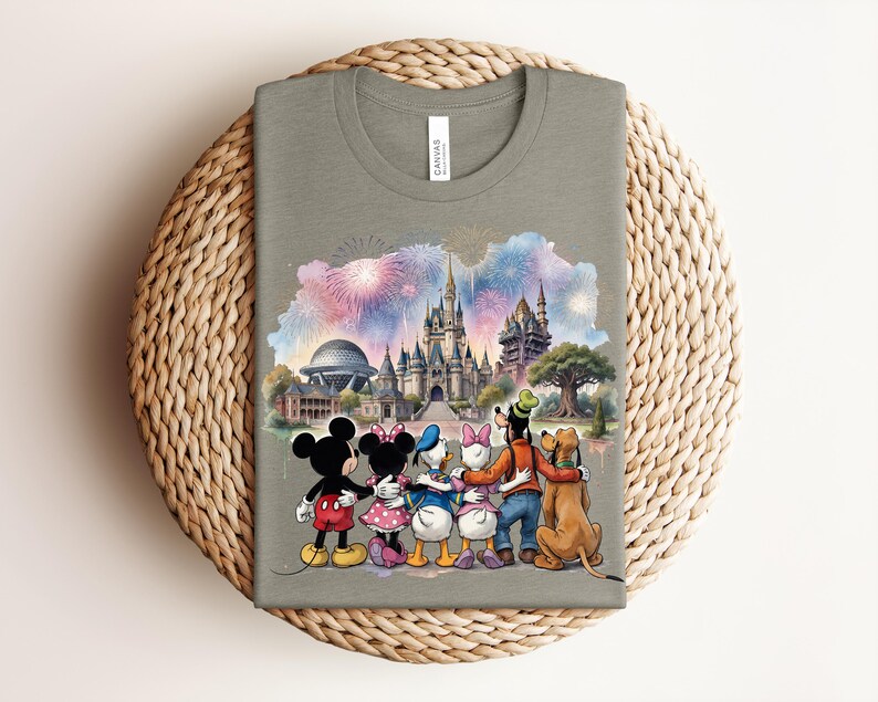 Mickey Mouse Minnie Mouse Shirt, Disney Vacation Family Squad Tee, Donald Duck Daisy Duck Tee, Goofy Pluto Magic Kingdom Shirt