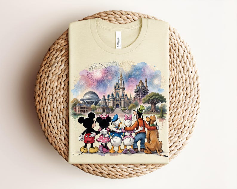 Mickey Mouse Minnie Mouse Shirt, Disney Vacation Family Squad Tee, Donald Duck Daisy Duck Tee, Goofy Pluto Magic Kingdom Shirt