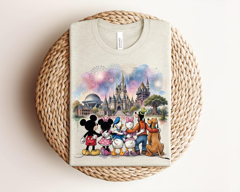 Mickey Mouse Minnie Mouse Shirt, Disney Vacation Family Squad Tee, Donald Duck Daisy Duck Tee, Goofy Pluto Magic Kingdom Shirt