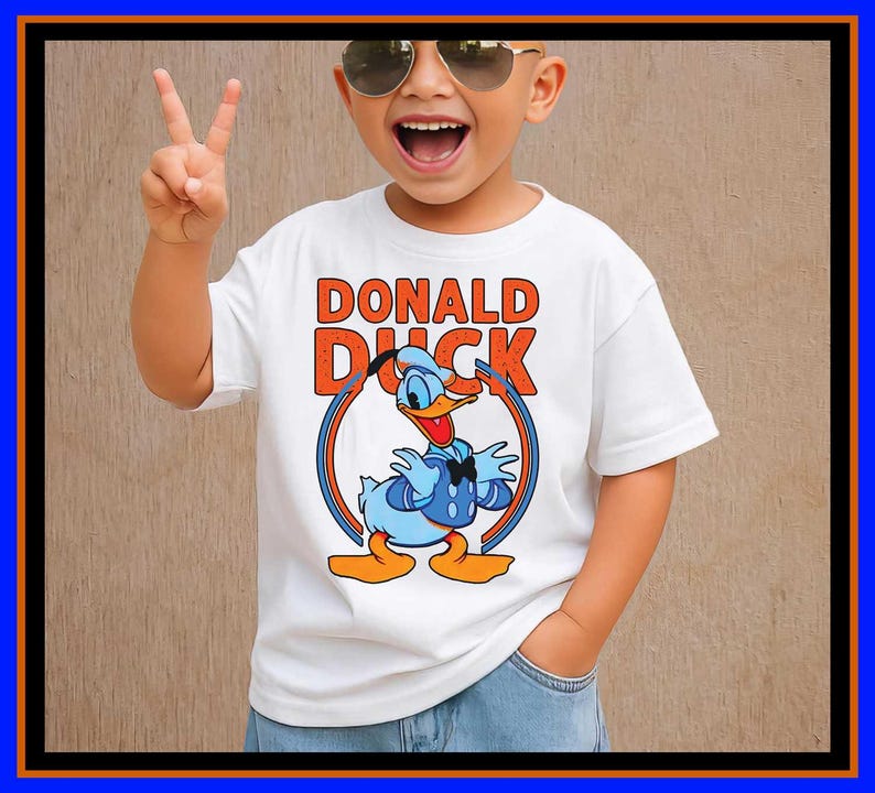 Donald Duck Vintage Shirt Retro Cartoon Tee Classic Disney Apparel Gift for Duck Fans Nostalgic Duck Hoodie Disney Vacation Shirt OP105