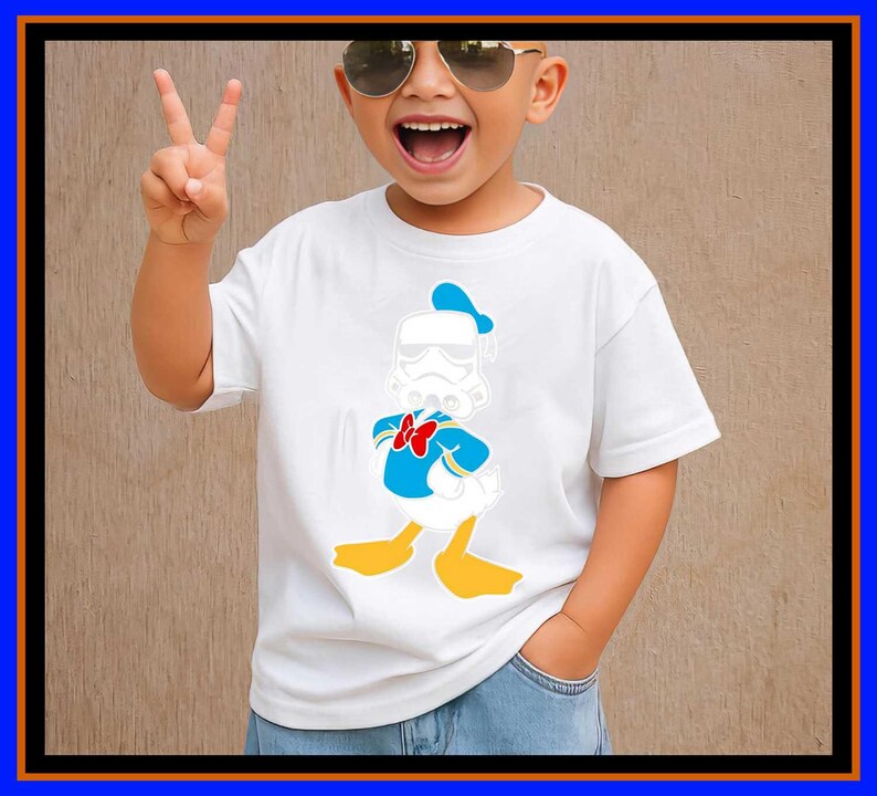 Funny Duck Stormtrooper Mashup Shirt Galactic Soldier Duck Tee Disney Fan Gift Star Wars Inspired Hoodie Cartoon Character Apparel OP282