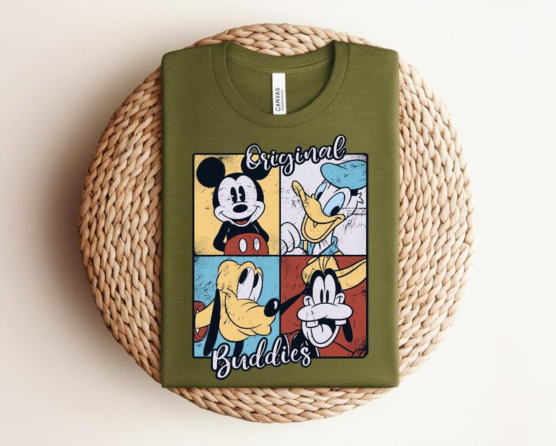 Vintage Mickey Mouse Shirt, Retro Donald Duck Graphic Tee, Classic Goofy Pluto Cartoon Shirt, Distressed Disney Friends T Shirt