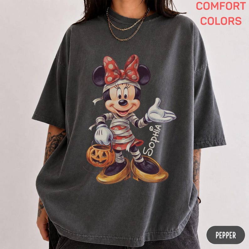 Mummy Donald Duck Daisy Duck Couple Shirts, Retro Disney Halloween Matching Tees, Halloween Disney Trip Tee, Disney Couple T-Shirt for Trips