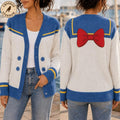 Donald Duck Cardigan, Donald Duck Costume Sweater, Donald Halloween Outfit, Character Cosplay Cardigan, Donald Duck Fan Gift, Spooky Season