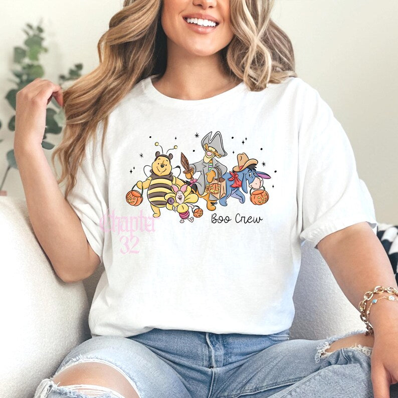 Winnie and Friends Halloween Funny Quote Heavyweight Unisex product image 1