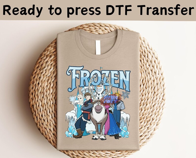 Disney Frozen Friends DTF, Elsa Anna Olaf Kristoff Sven product image 3