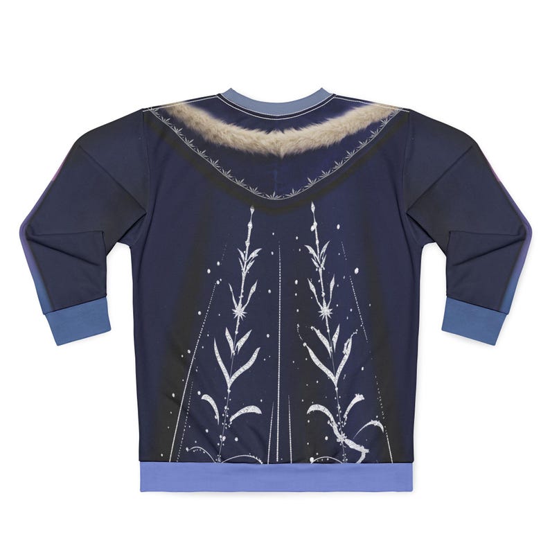Frozen 3 Costume, Elsa Purple Long Sleeve Sweatshirt, Elsa Lavender Hooded Gown, Disney Sweatshirt, Disneyland Sweatshirt, Princess Elsa