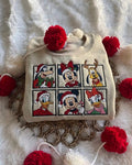 Mickey & Friends Christmas Embroidered Sweatshirt, Mickey Minnie Donald Daisy Pluto Holiday Crewneck, Disney Christmas T-shirt, Xmas Gift