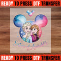 Frozen Elsa and Anna DTF Transfer, Sisters of Arendelle Ready to Press DTF, Disney Frozen Sisters Shirt Transfer, Elsa Anna Princess DTF