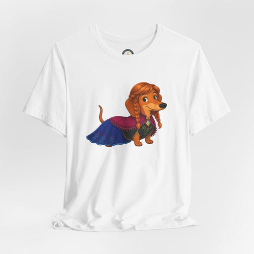 Anna Inspired Dachshund Shirt, Princess Wiener Dog Tee, Cute Frozen Inspired Dog Shirt, Dachshund Lover Gift, Funny Disney Style Tee