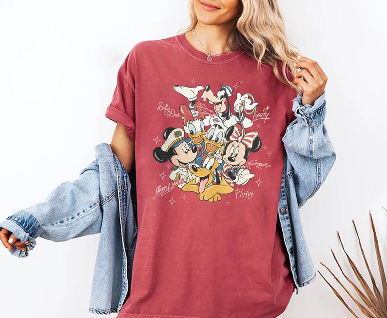 Mickey Friends Cruise Shirt, Disney Cruise Shirt, Mickey Minnie Donald Daisy Goofy Pluto Tee, Disney Vacation Shirt