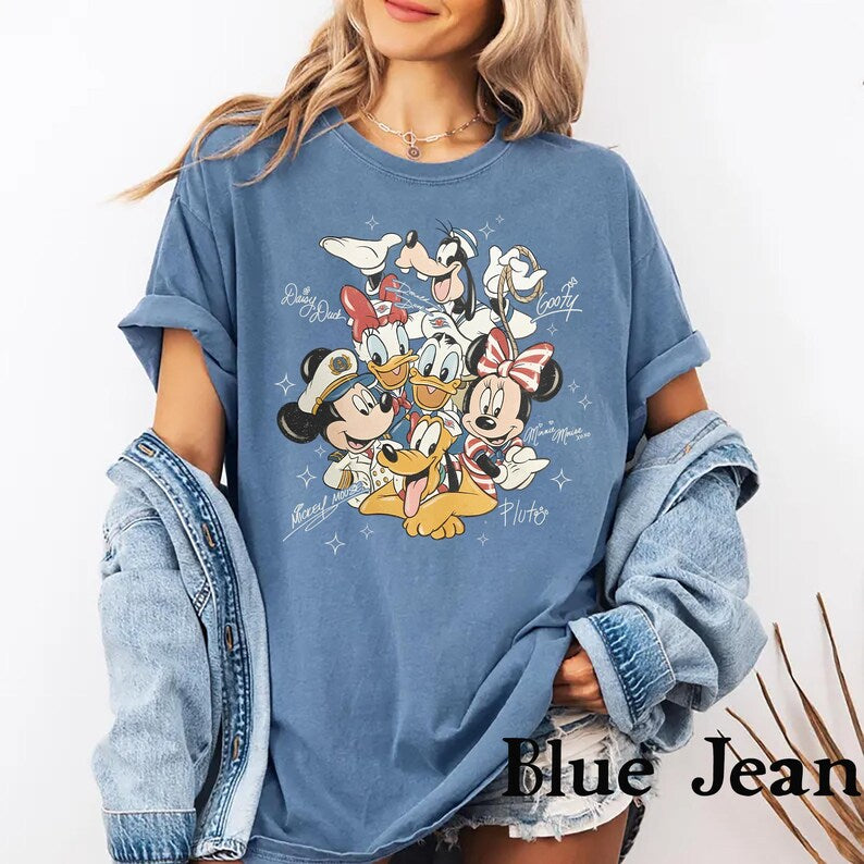 Mickey Friends Cruise Shirt, Disney Cruise Shirt, Mickey Minnie Donald Daisy Goofy Pluto Tee, Disney Vacation Shirt