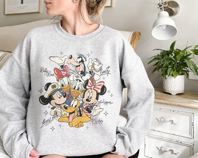 Mickey Friends Cruise Shirt, Disney Cruise Shirt, Mickey Minnie Donald Daisy Goofy Pluto Tee, Disney Vacation Shirt