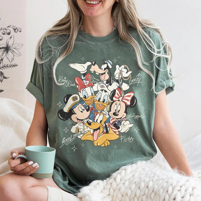 Mickey Friends Cruise Shirt, Disney Cruise Shirt, Mickey Minnie Donald Daisy Goofy Pluto Tee, Disney Vacation Shirt