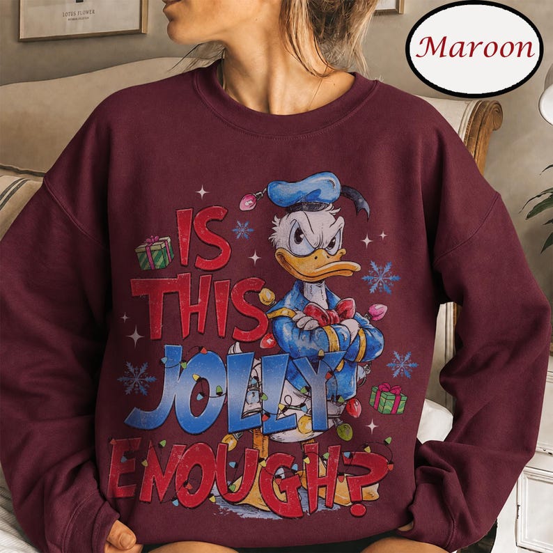 Vintage Donald Duck Christmas Shirt, Disney Tis The Season Holiday Shirt, Very Merry Christmas Family Matching Trip Tee for Disney Park 2026