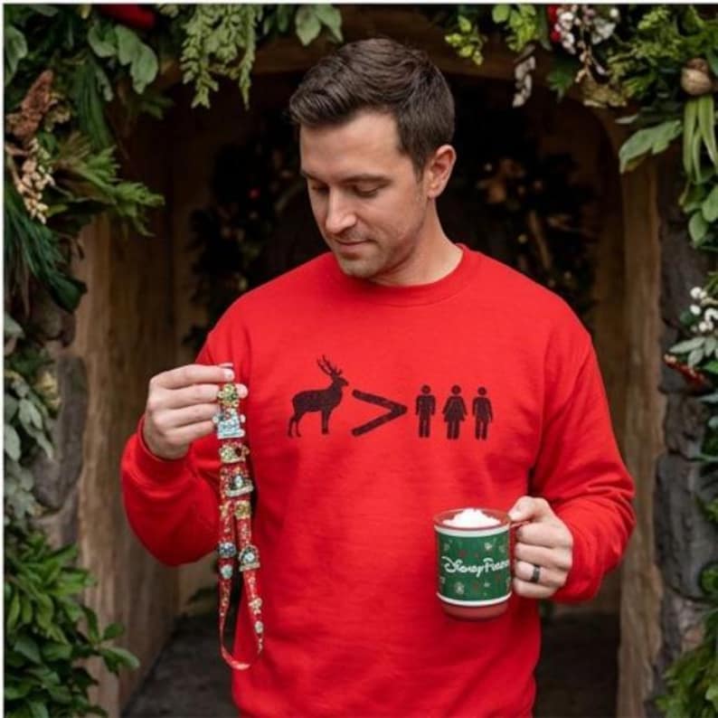 Sven Reindeer Shirt | Frozen Disneybounding Sweatshirt | Funny Christof Disney Shirt | Reindeers Are Better Than People | Elsa Anna Tee