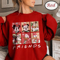 Christmas Disney Friends Sweatshirt, Mickey Minnie Mouse Christmas Sweater, Donald Duck Daisy Goofy Pluto Vintage Holiday Crewneck