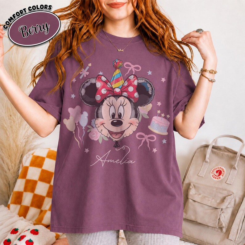 Personalized Mickey & Friends Birthday Shirt, Disneyland Birthday Trip Family Matching 2026 Shirt, Birthday Boy Girl Crew Squad Gifts Tee