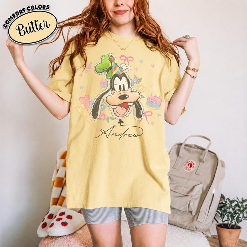 Personalized Mickey & Friends Birthday Shirt, Disneyland Birthday Trip Family Matching 2026 Shirt, Birthday Boy Girl Crew Squad Gifts Tee