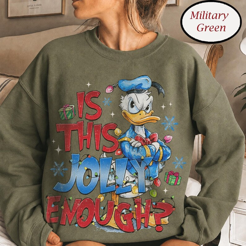Vintage Donald Duck Christmas Shirt, Disney Tis The Season Holiday Shirt, Very Merry Christmas Family Matching Trip Tee for Disney Park 2026