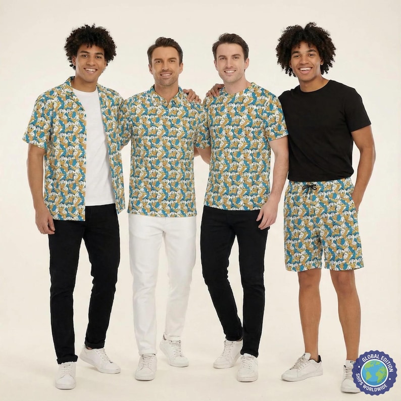 Many Faces of Donald Duck - Disney Inspired Men's Button product image 1