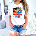 Disney Family Vacation 2027 T Shirt, Disney World Trip Tee, Mickey Minnie Goofy Donald Shirt, Magic Kingdom Castle Vacation Family Shirt