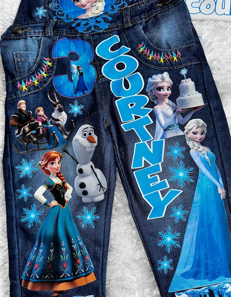 Frozen Birthday Overall