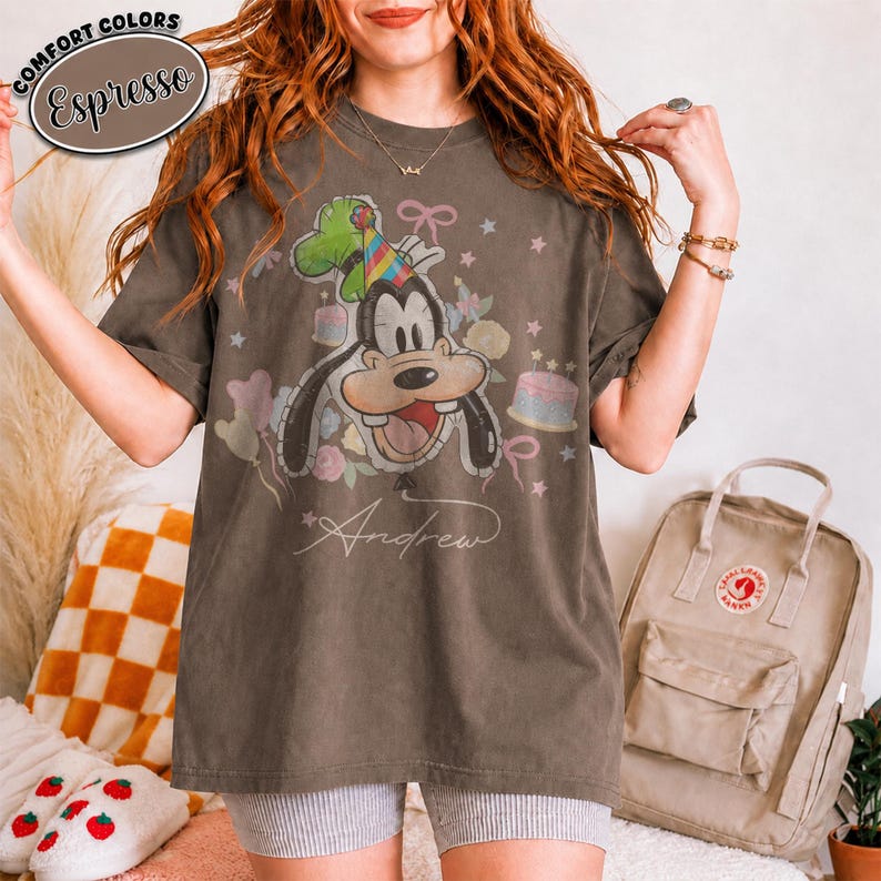 Personalized Mickey & Friends Birthday Shirt, Disneyland Birthday Trip Family Matching 2026 Shirt, Birthday Boy Girl Crew Squad Gifts Tee
