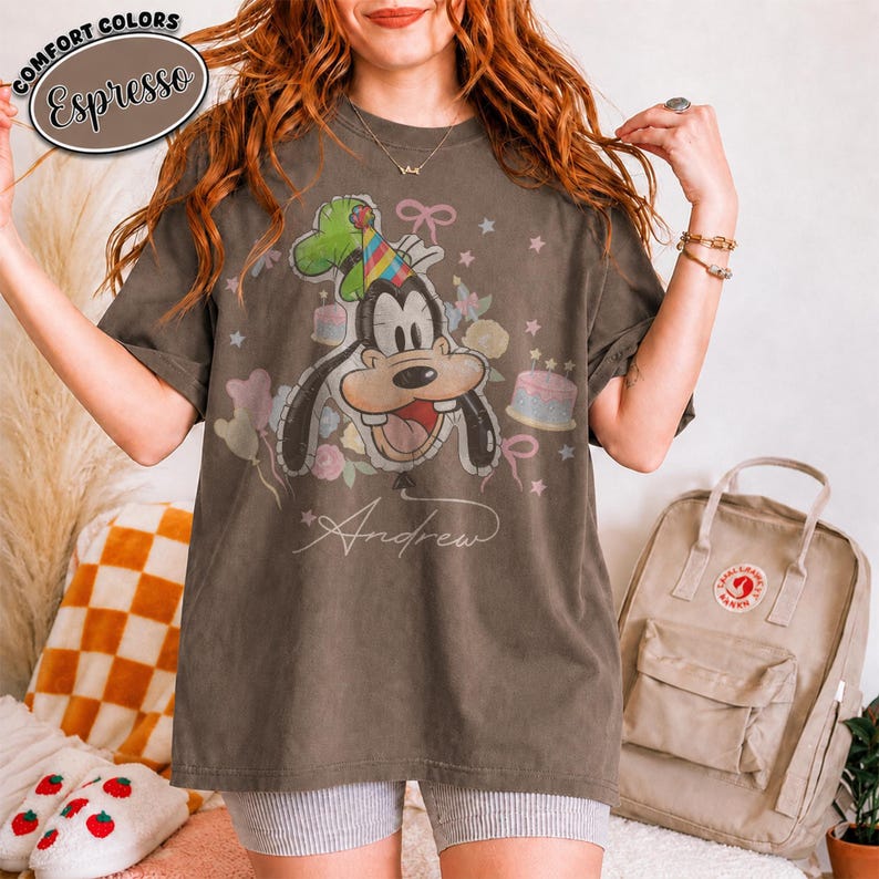 Personalized Mickey & Friends Birthday Shirt, Disneyland Birthday Trip Family Matching 2026 Shirt, Birthday Boy Girl Crew Squad Gifts Tee
