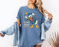 Comfort Colors Donald Duck Christmas Shirt, Is This Jolly Enough Tee, Disneyland Xmas Lights Long Sleeve, Disney Family Holiday Gift