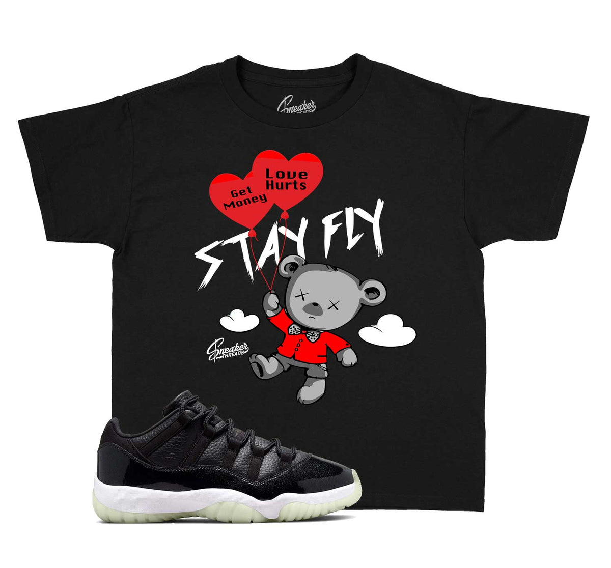 Kids - Retro 11 72-10 Money over Love Shirt