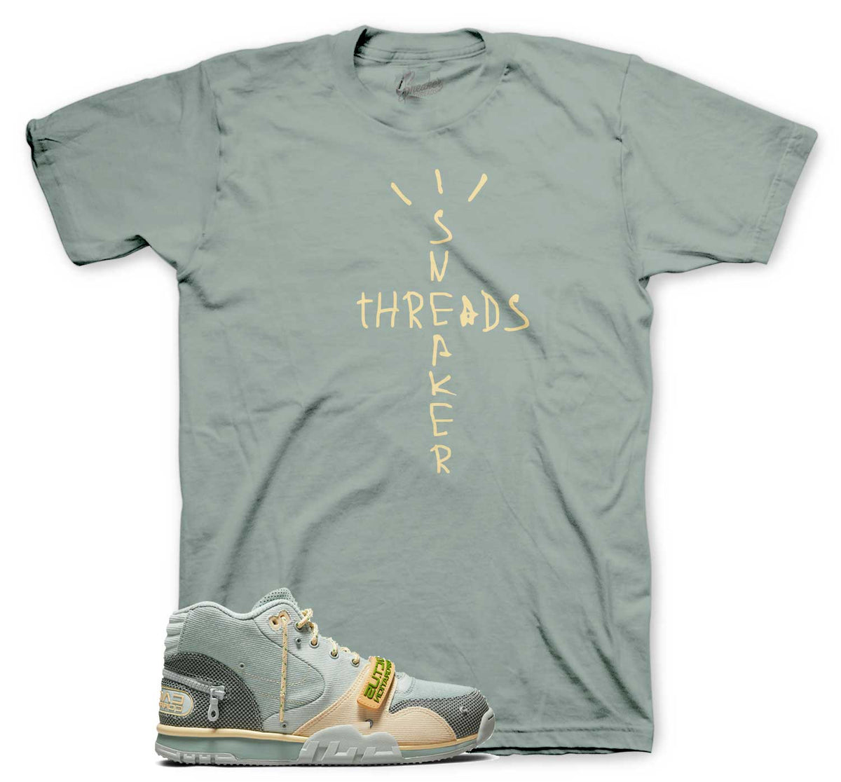 Air Trainer x Travis Scott Grey haze Scribble Shirt
