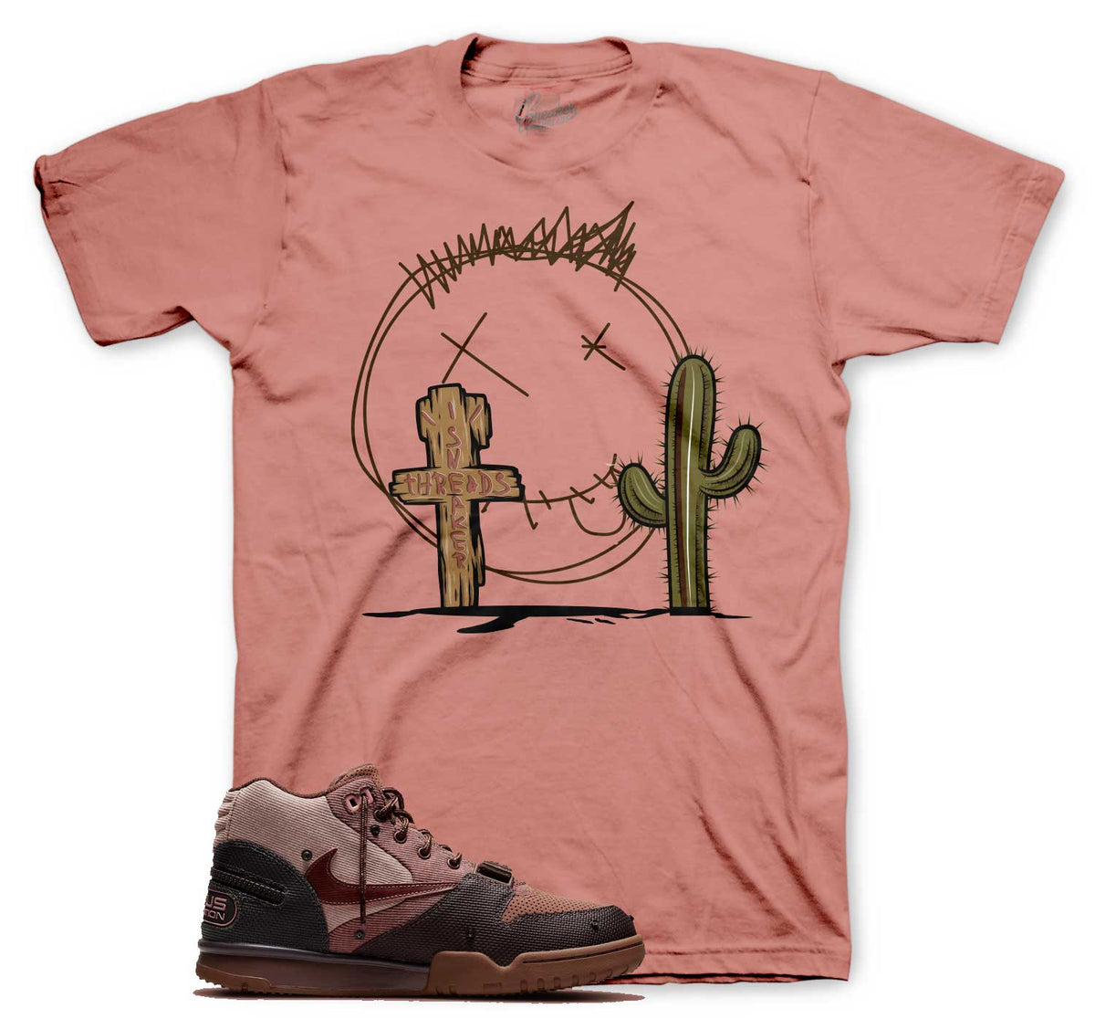 Air Trainer x Travis Scott Chocolate ST Cactus Shirt