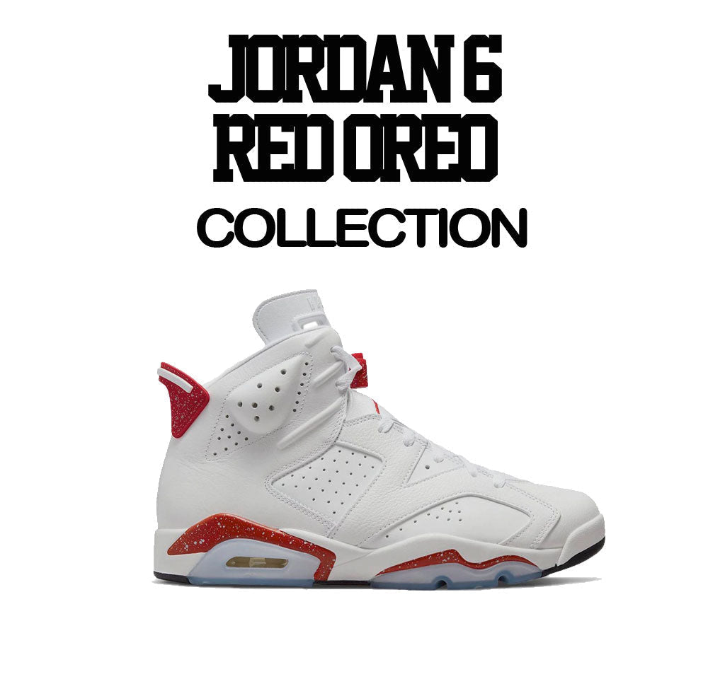 Retro 6 Red Cement Air Tony Shirt